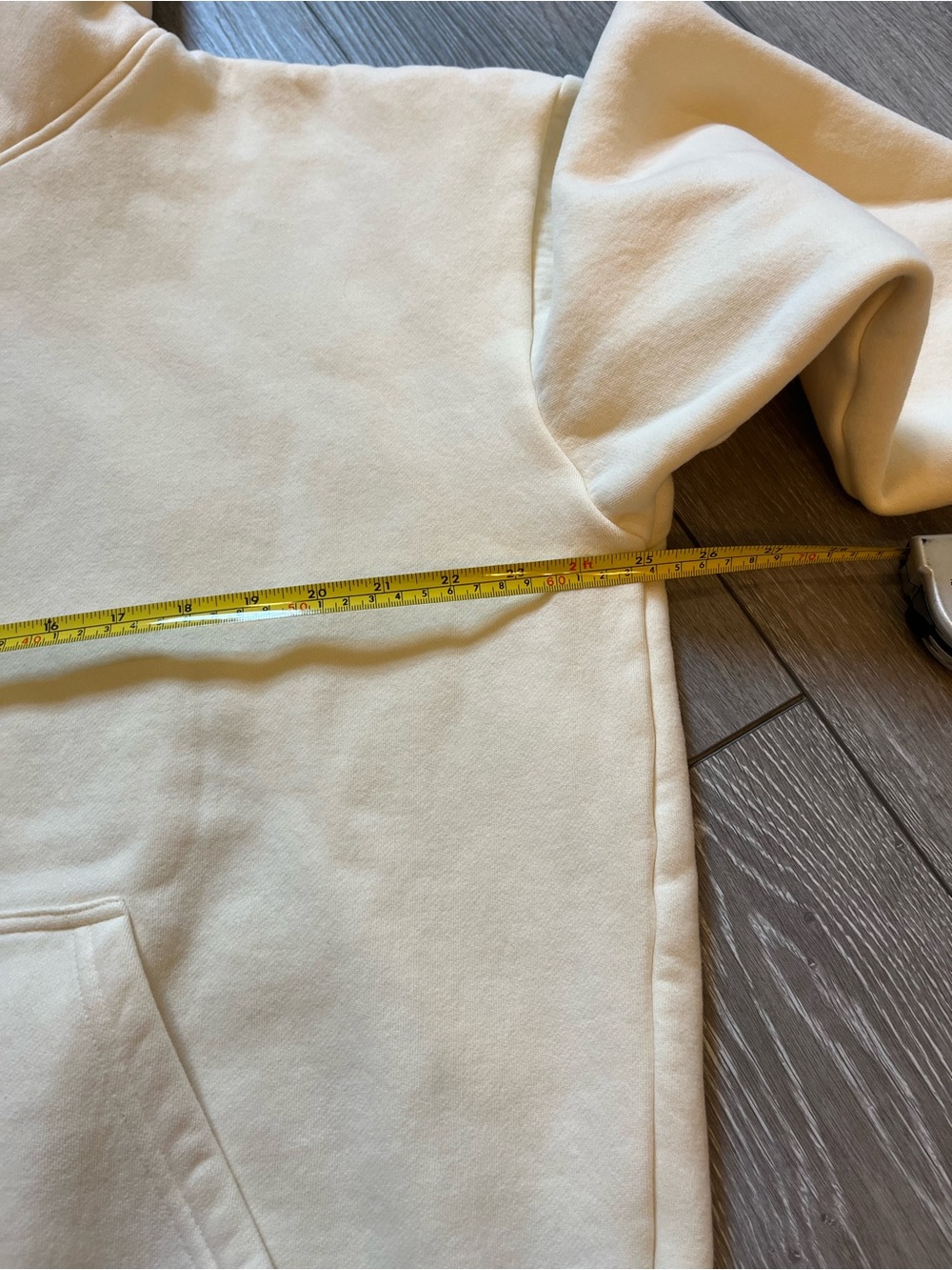 Comfrt Signature Hoodie Oversized Sweatshirt Yellow Size Large - Picture 9 of 10
